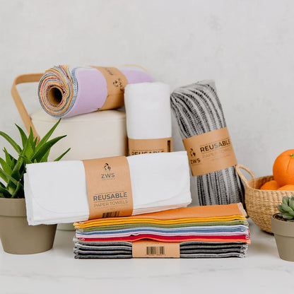 Reusable Paper Towels - 12 or 24 Pack