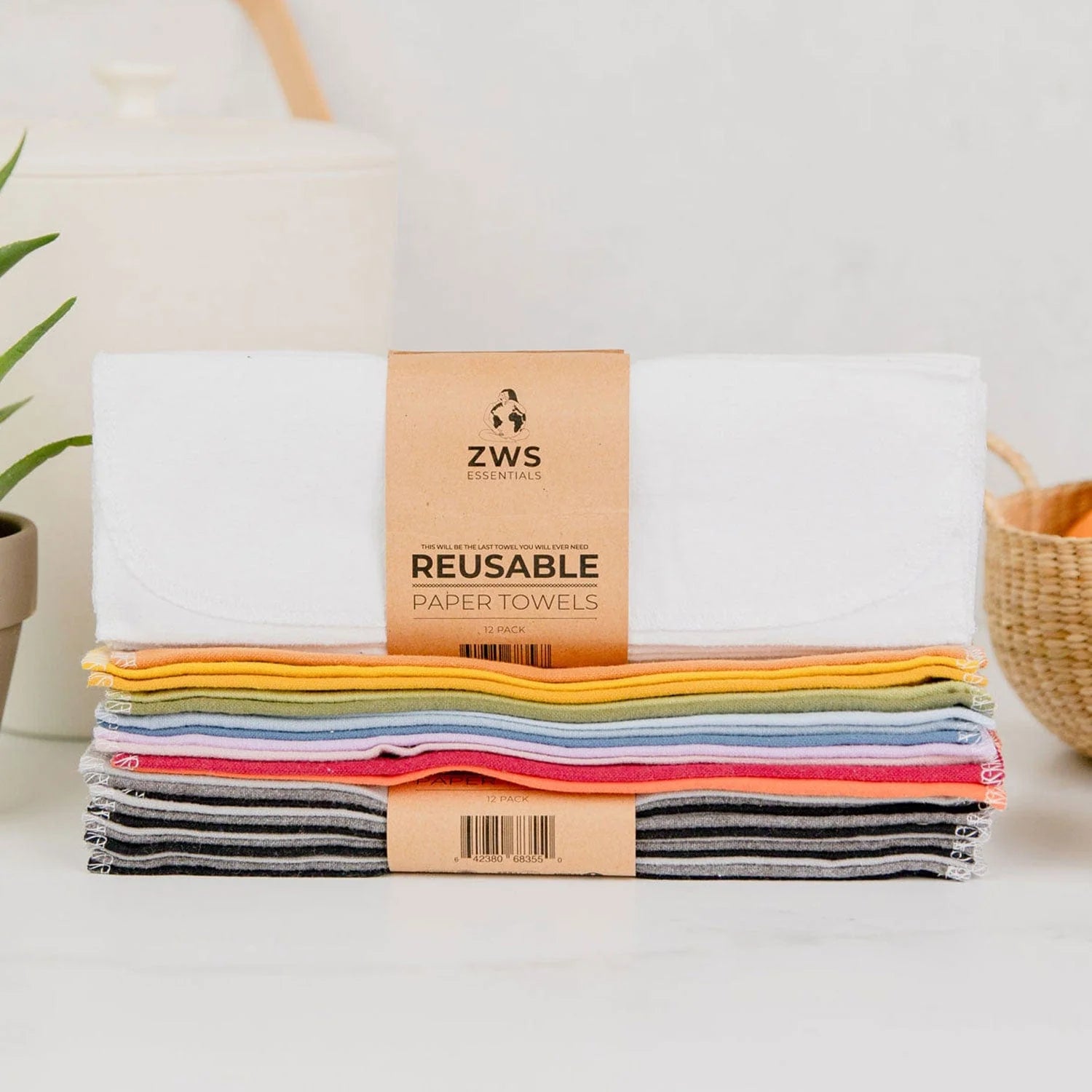 Reusable Paper Towels - 12 or 24 Pack