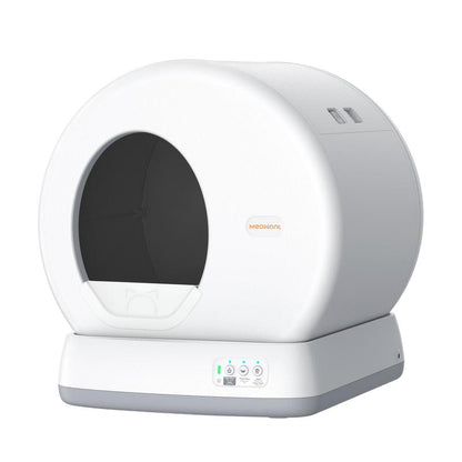 Meowant SC01 Smart Litter Box – Self-Cleaning, Odor-Free, Pee Guard, Auto Safety Stop, App-Controlled with Mat & Liner