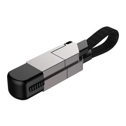 VALSROY™ 6-in-1 Keychain Cable | Android & iOS | PD 60W