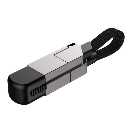 VALSROY™ 6-in-1 Keychain Cable | Android & iOS | PD 60W
