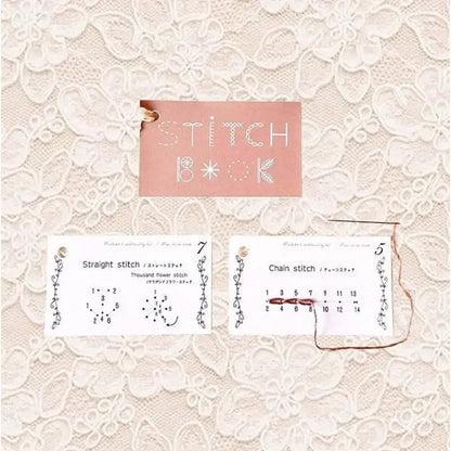 DIY Creative Mini Sewing Card Set Creative Cards Mini Sewing Book Home Arts Crafts Sewing Stitch Buddy Embroidery Stitch Book