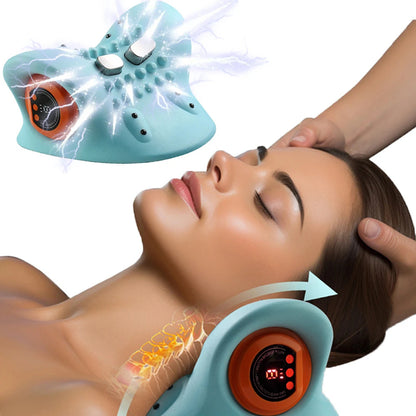 VALSROY™ Neck Traction Massager – Cervical Relief Pillow