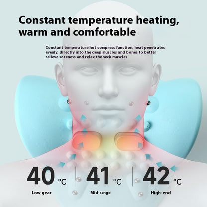 VALSROY™ Neck Traction Massager – Cervical Relief Pillow
