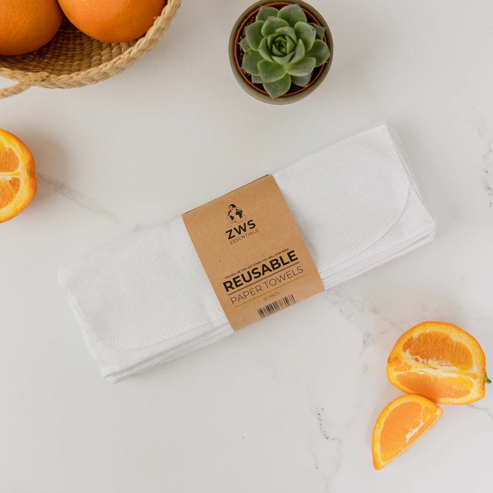 Reusable Paper Towels - 12 or 24 Pack